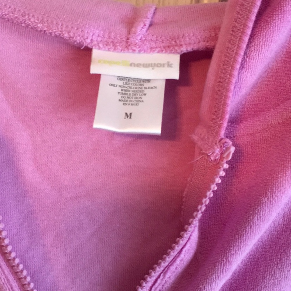 Vintage terry cloth zipper dress